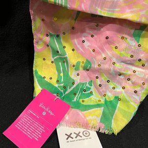 Lilly Pulitzer For Target Women’s Fan Dance Scarf NWT